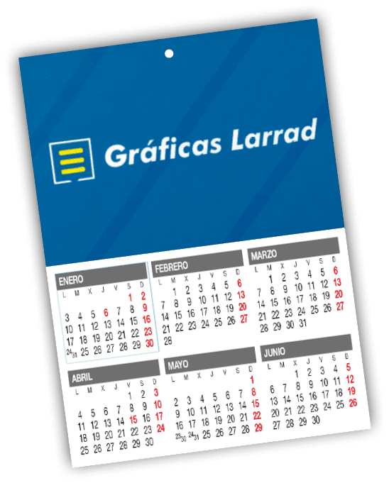 Calendario lamina 420x297mm