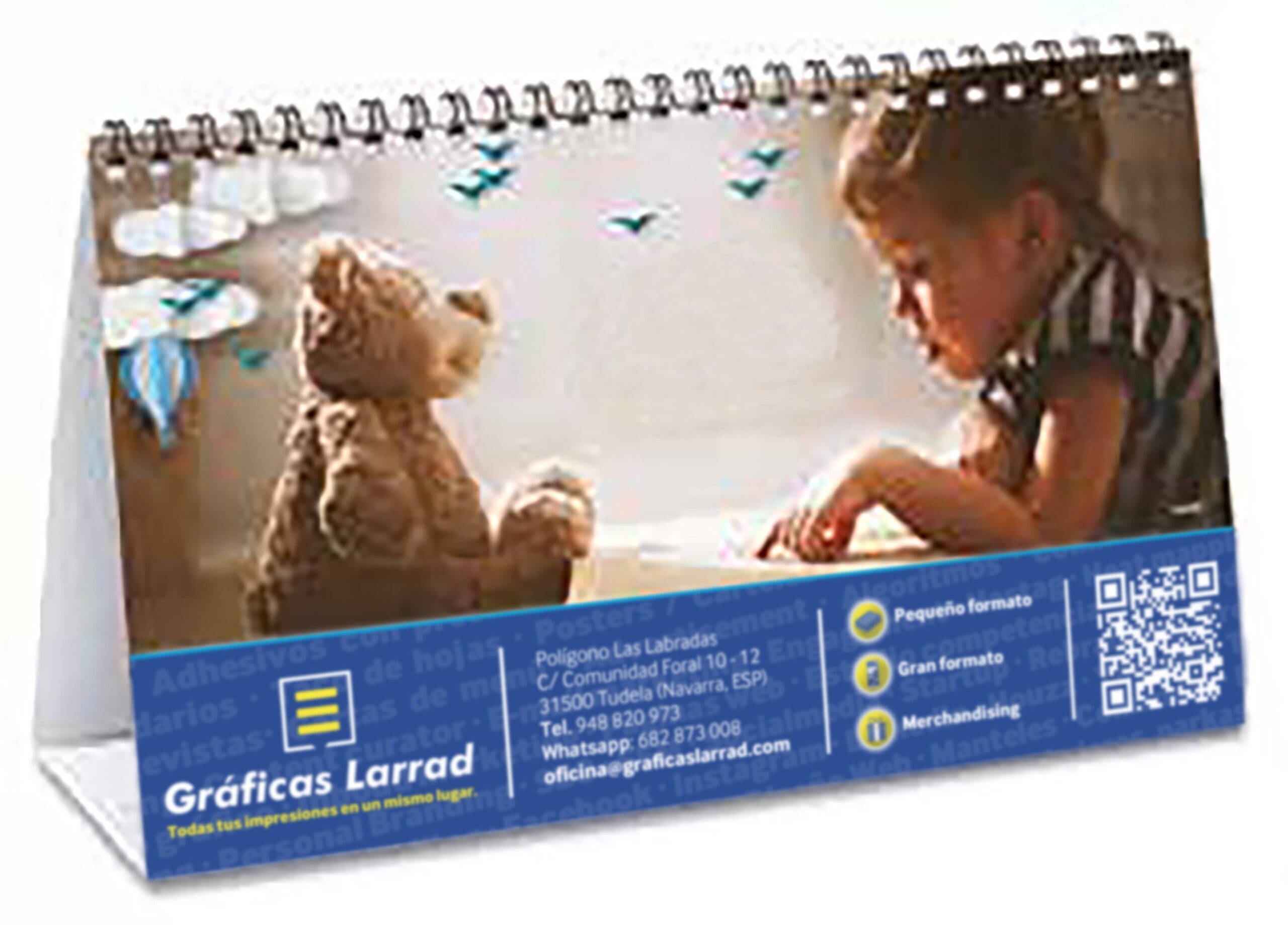 Calendario mesa 140x225mm